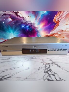 Pioneer DV-340 DVD Player Silver MP3 Playback Dolby Digital DTS Fully Working🔥